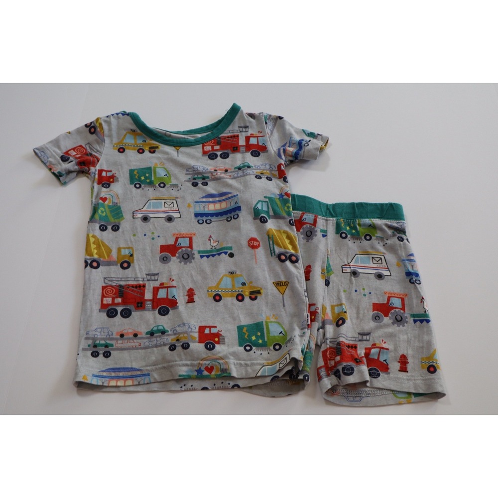 Little Sleepies Community Cars Two-Piece Pajama Set 2T